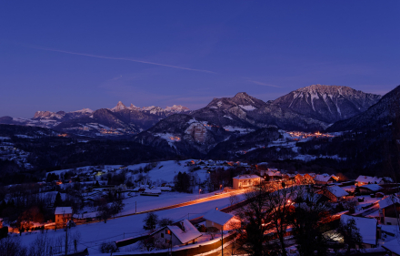 Reyvroz sous son manteau blanc - Haute-Savoie - 09/02/15