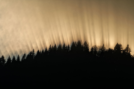 Jeux d’ombres sur les crêtes des Hermones - Reyvroz - 09/11/21