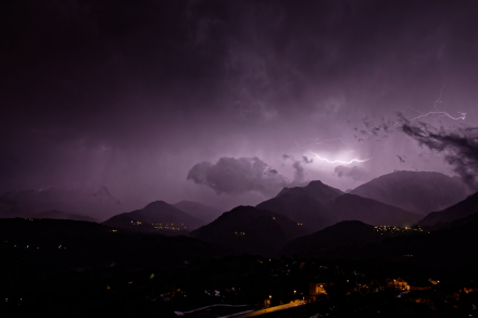 Orage sur Reyvroz - 23-10-22