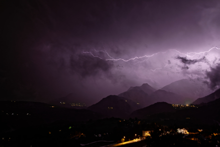 Orage sur Reyvroz - 23-10-22