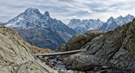 Aiguille Verte - Grandes Jorasses - Dent du Géant - Aiguilles du Grépon & du Plan - 30/10/22