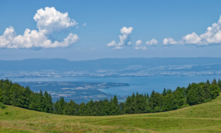 Le lac Léman depuis Très-Le-Mont - Lullin - 13/08/24