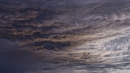 Ciel orageux au dessus de la région du Léman - Allinges - Haute-Savoie - 13/06/15