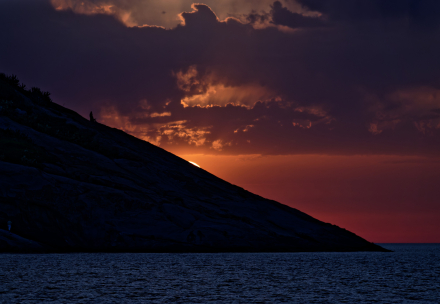 23-05-22 - Coucher de soleil depuis la baie de Calvi - Corse