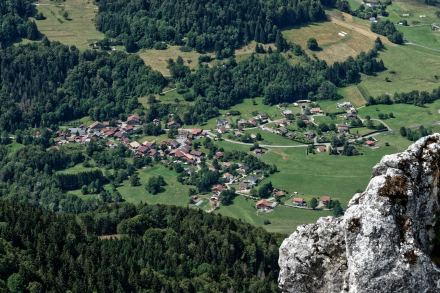 Le Lavouet depuis La crête de la Croix aux Filles - Haute-Savoie - Août 2023