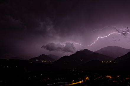 Orage sur Reyvroz - 23-10-22
