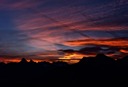 Lever du jour sur le Chablais - Haute-Savoie - 15/03/17