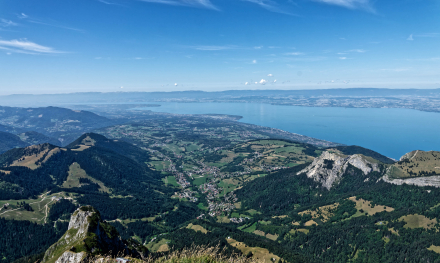 Le Lac léman depuis la Dent d’Oche - Haute-Savoie - Août 2023