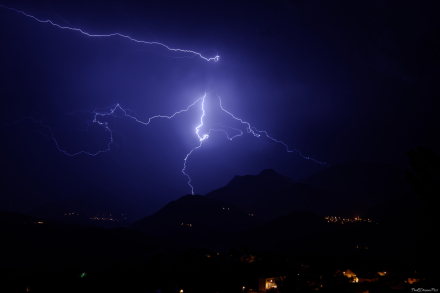 Foudre sur Reyvroz - Haute-Savoie - 30/07/17