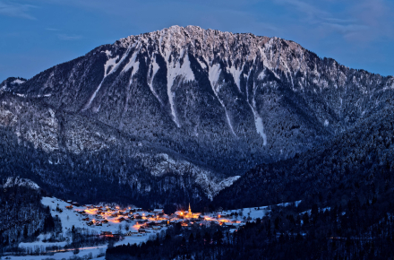La Vernaz face au Mont Ouzon - Haute-Savoie - 02/03/18