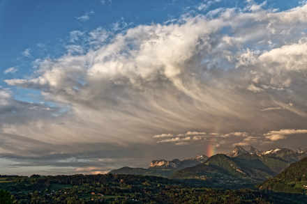 Jolis nuages dans le ciel Chablaisien - Haute-Savoie - 11/05/18