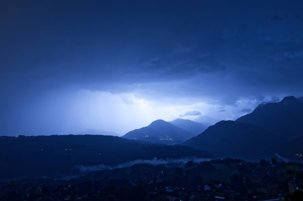 Orage dans le ciel Chablaisien - 06/06/24