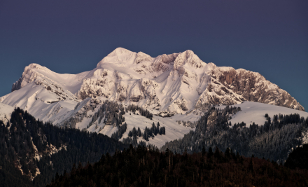 Les Cornettes de Bise au crépuscule - 23-12-23