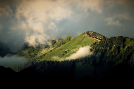 Station de Bernex dans les nuages - 23/06/24