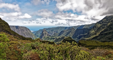 Cirque de Mafate - Le Piton Cabri et Aurère depuis le Col des Boeufs - La Réunion - 14/01/20