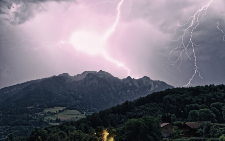 Le Chablais sous les orages, depuis Reyvroz - Haute-Savoie - 29/07/21