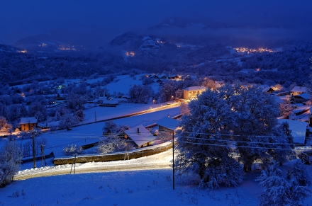 Reyvroz sous son manteau blanc - Haute-Savoie - 21/02/15