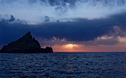 23-05-22 - Coucher de soleil depuis la baie de Calvi - Corse