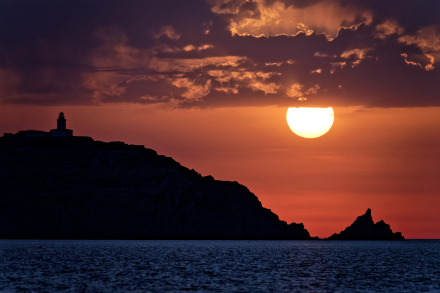 23-05-22 - Coucher de soleil depuis la baie de Calvi - Corse