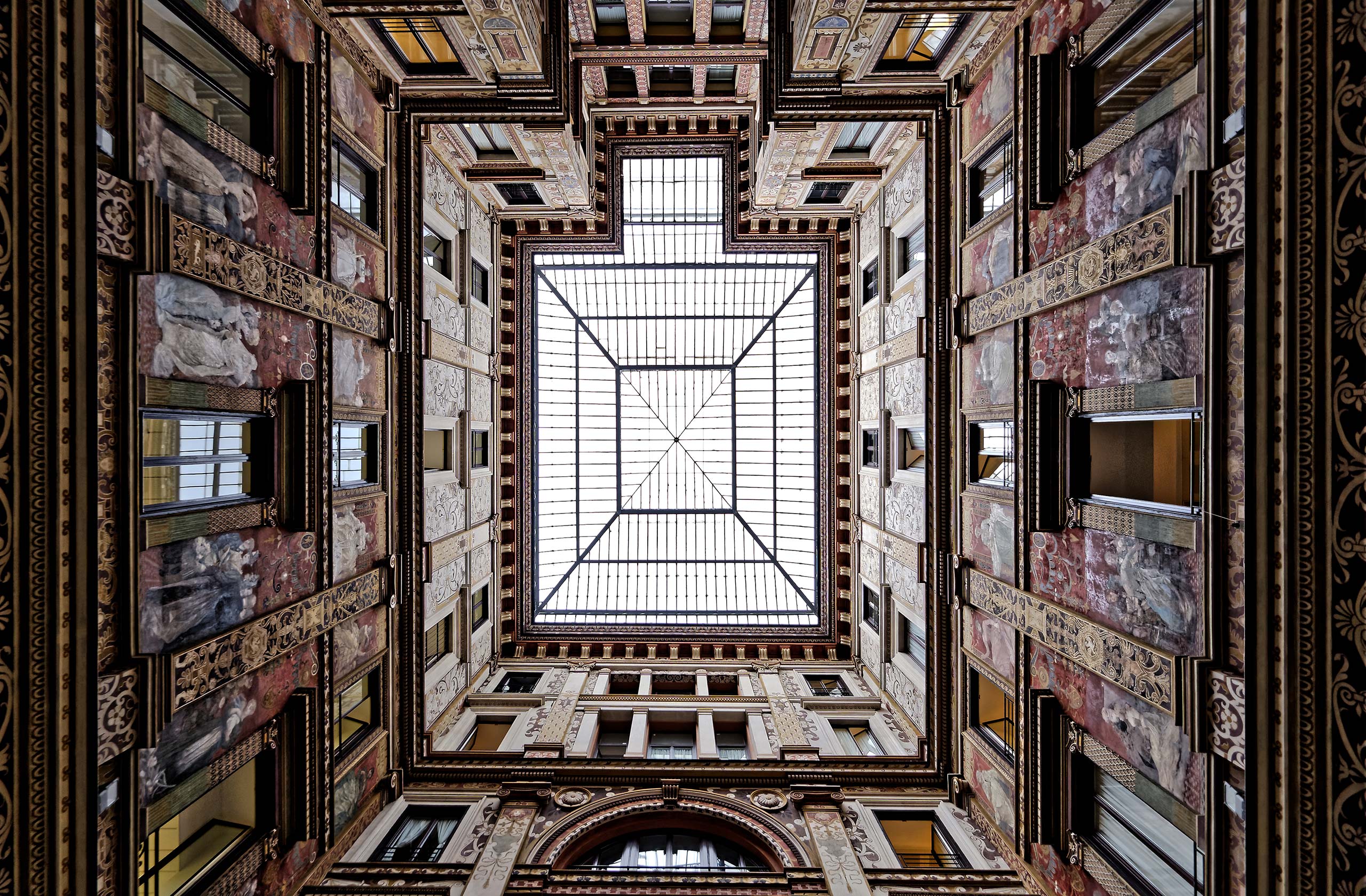 Le passage couvert "Galerie Sciarra" - Rome - Italie - 24/08/15