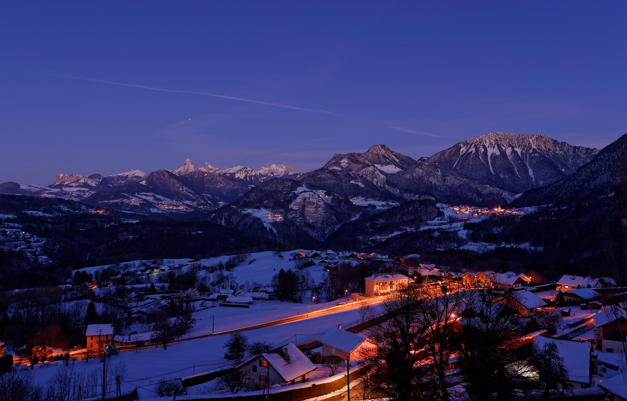 Reyvroz sous son manteau blanc - Haute-Savoie - 09/02/15