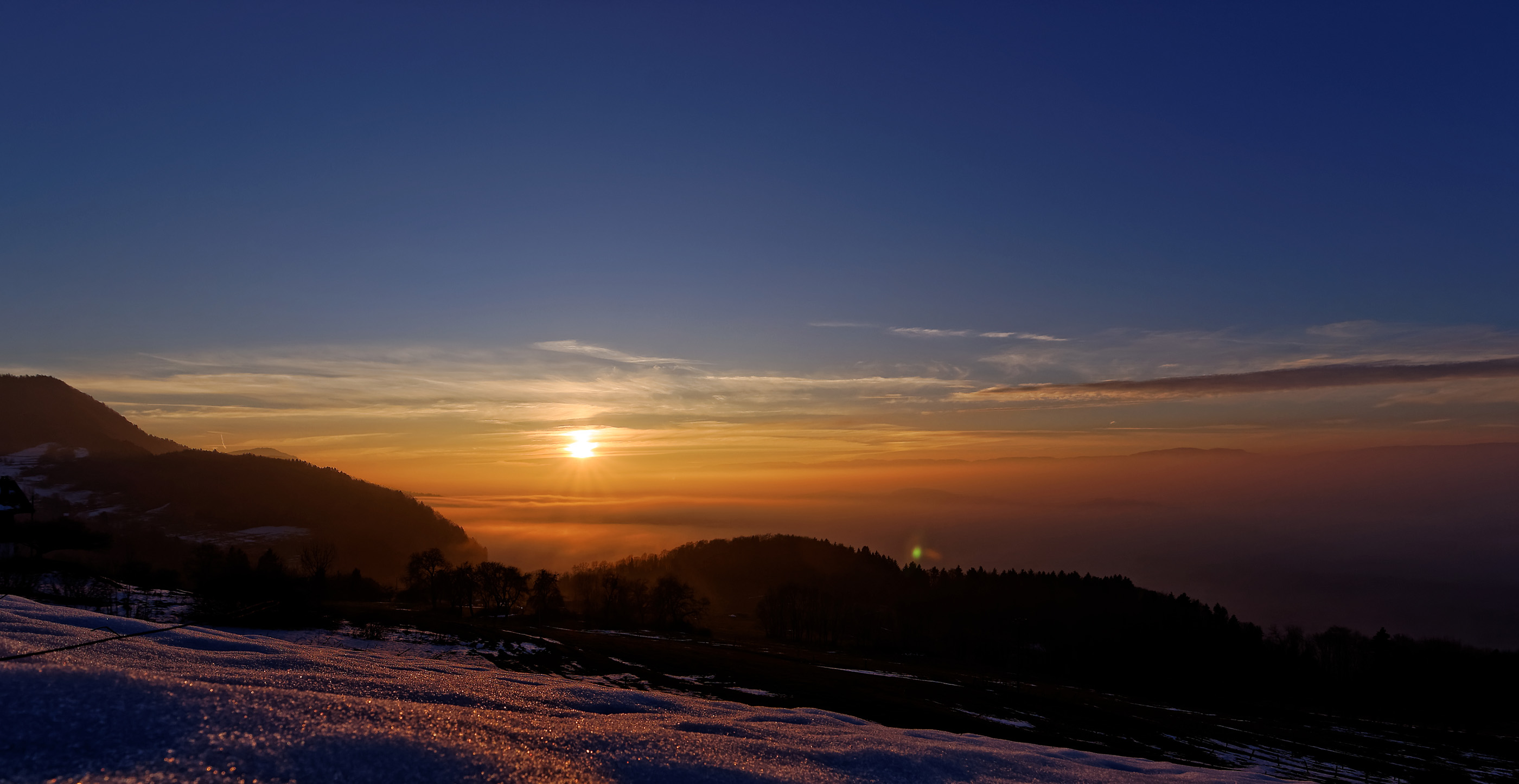 Coucher de Soleil - Jouvernaisinaz - 16/02/15