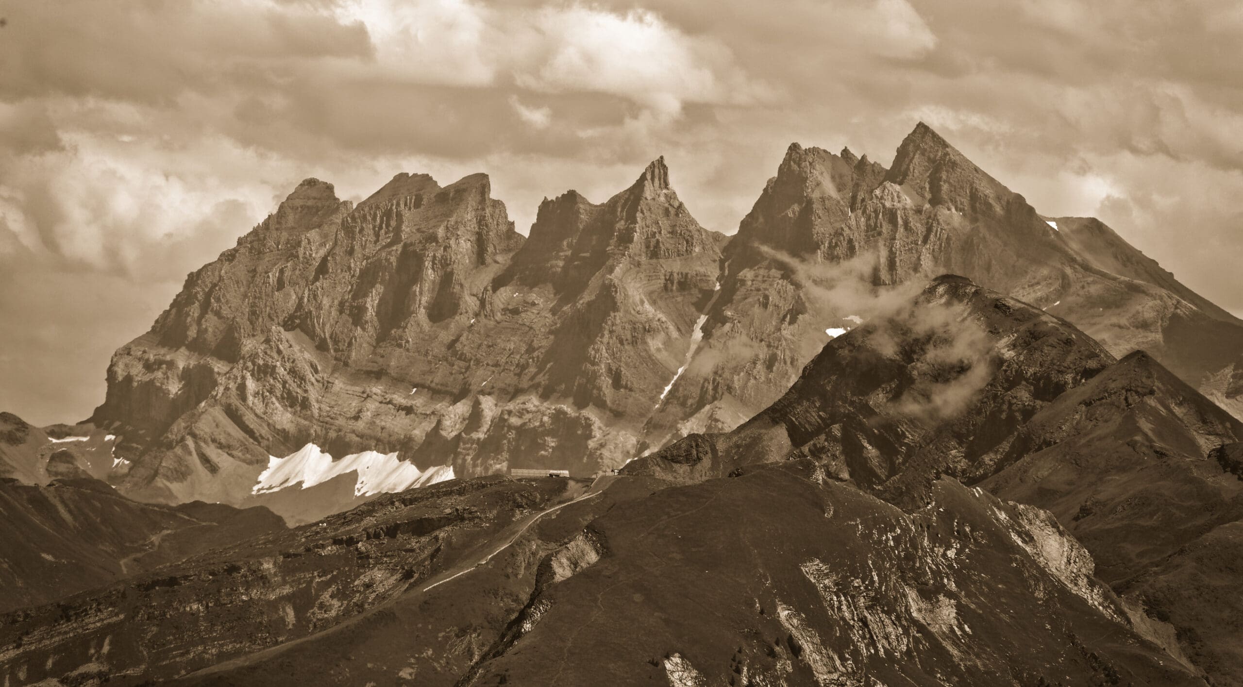 Les Dents du Midi depuis le Col de Foron - 11/08/19