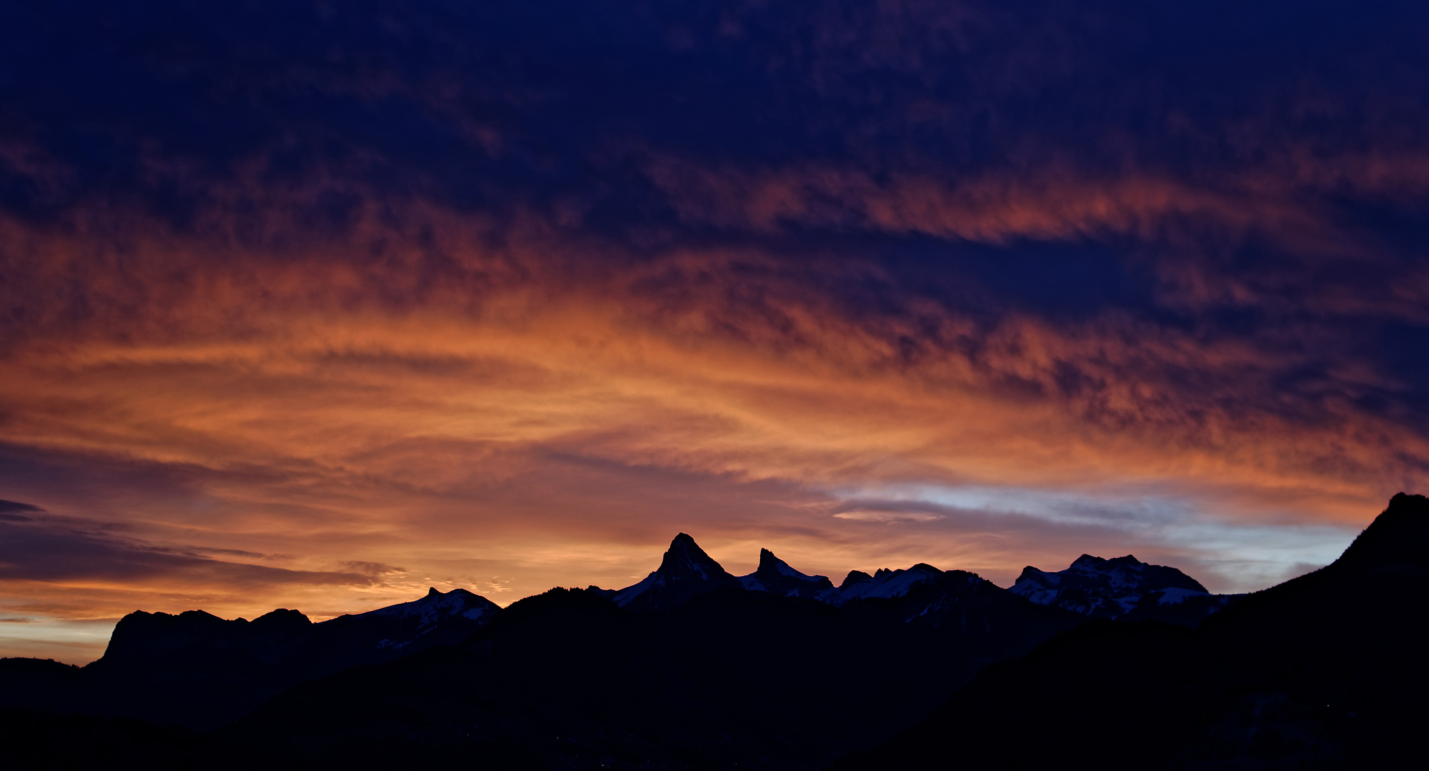 Lever du jour sur le Chablais - Haute-Savoie - 16/04/15