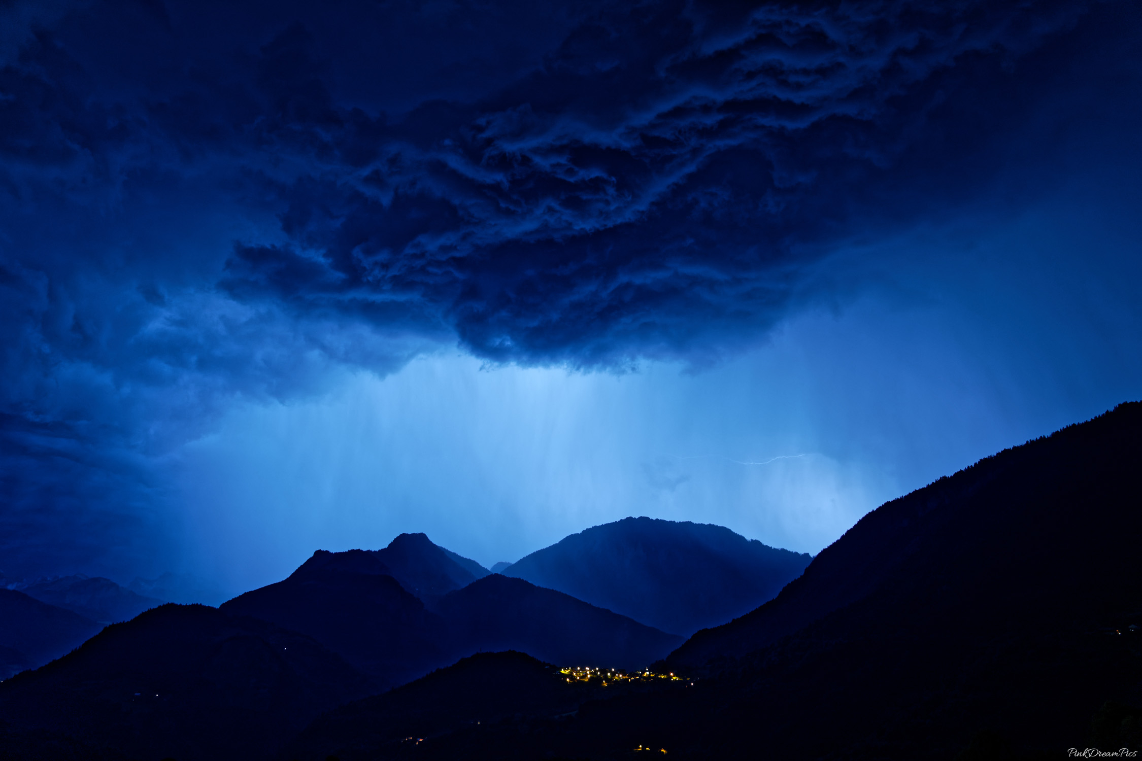 Le Chablais sous les orages, depuis Reyvroz - Haute-Savoie - 29/07/21