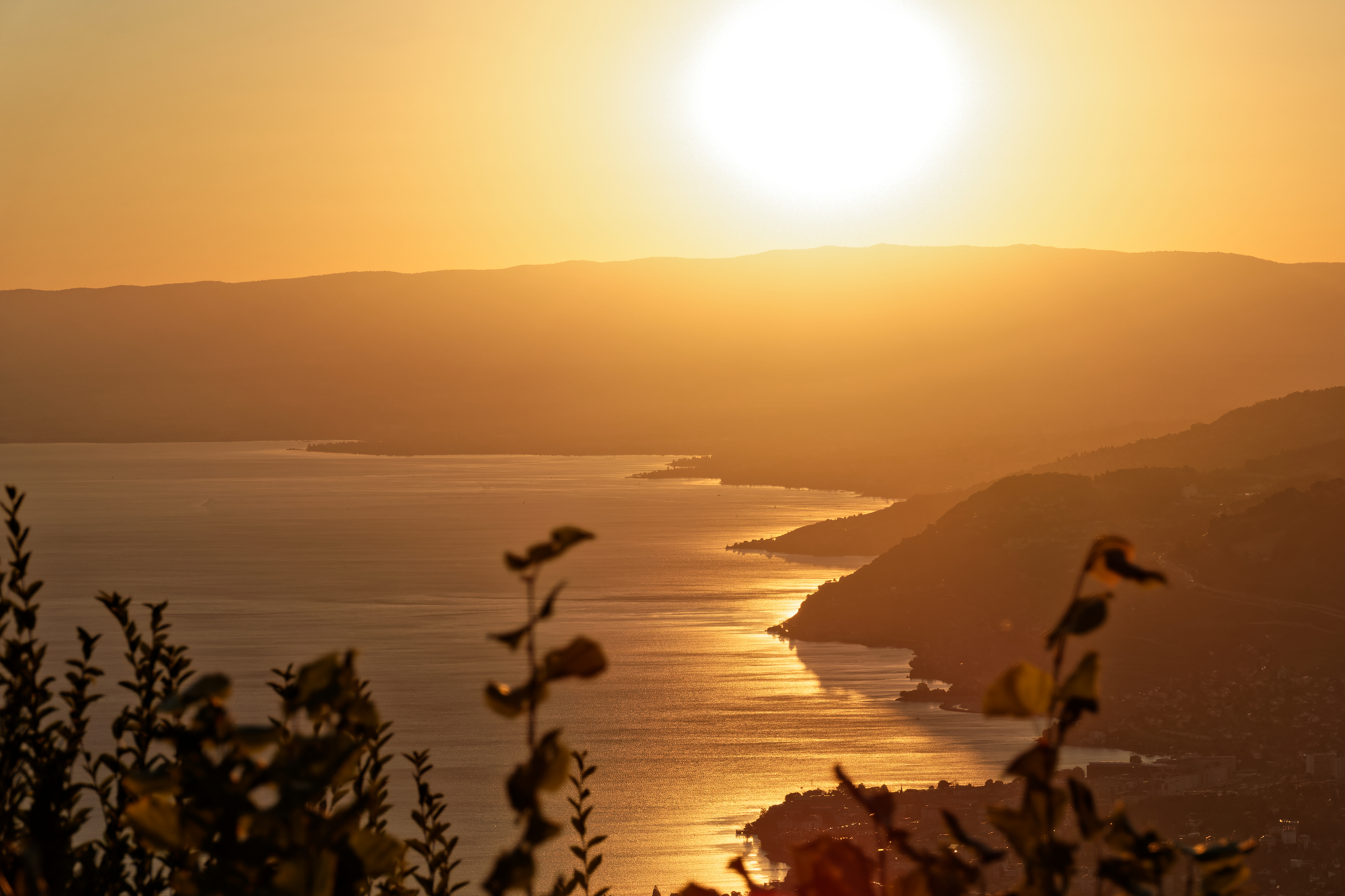 Coucher de soleil sur la Riviera Vaudoise - 12/08/22