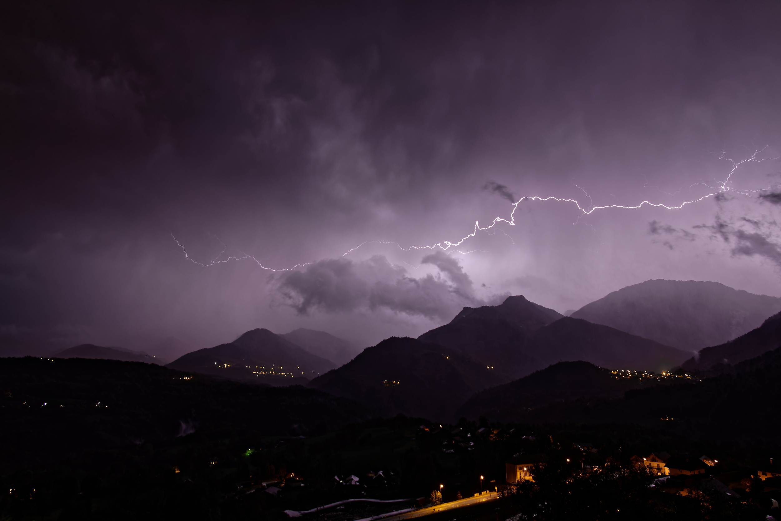 Orage sur Reyvroz - 23-10-22