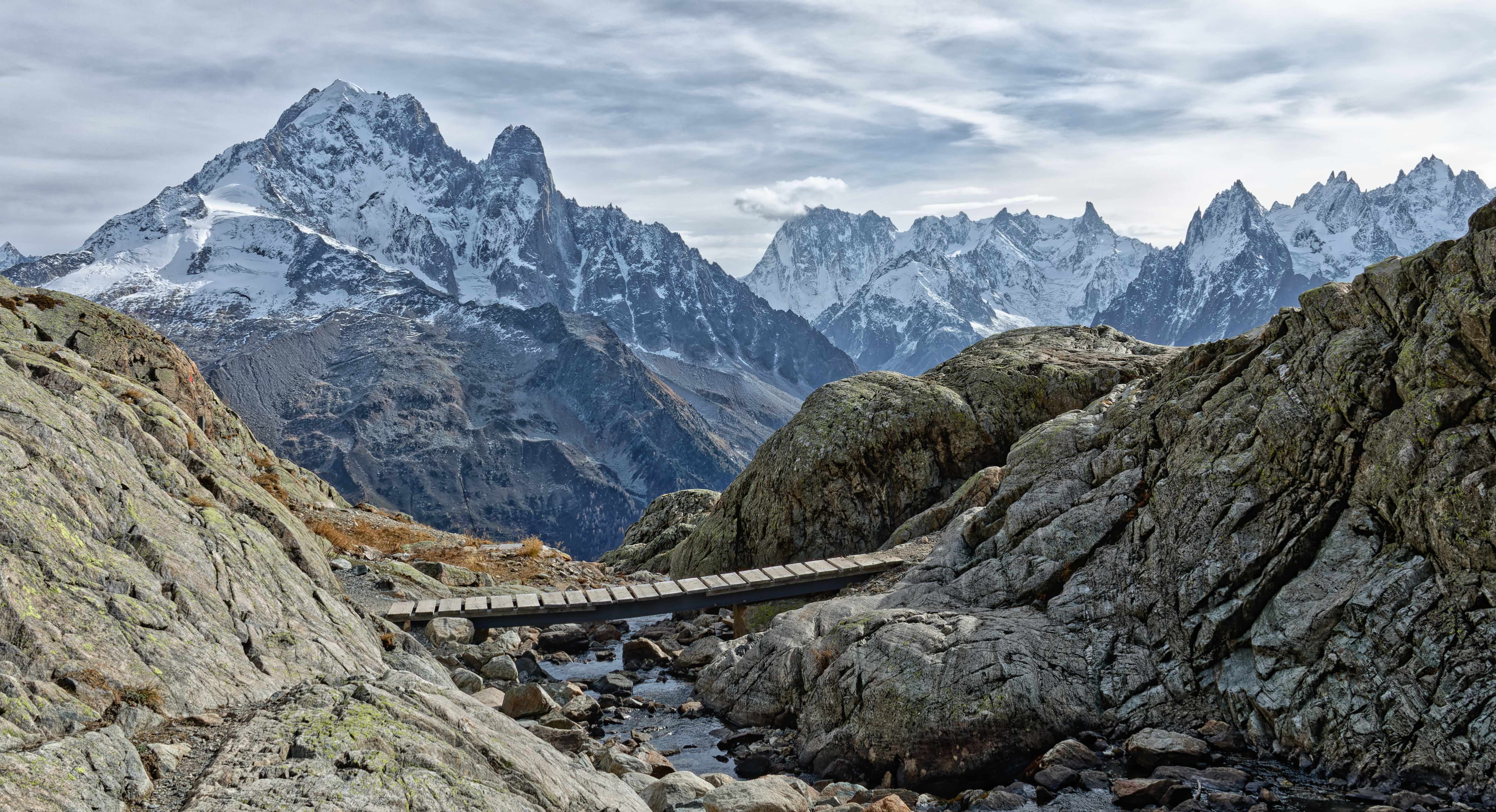 Aiguille Verte - Grandes Jorasses - Dent du Géant - Aiguilles du Grépon & du Plan - 30/10/22