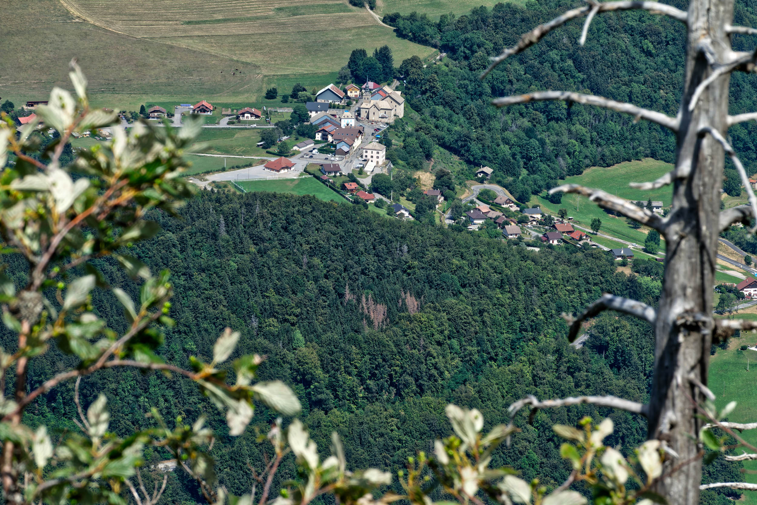 Reyvroz depuis La Croix aux Filles - Haute-Savoie - Août 2023